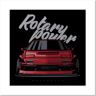 Rotary Power FC RX7 Posters and Art